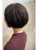 オーガニック ヘアサロン クスクス(organic hair salon kusu kusu) ダークブラウンボブ