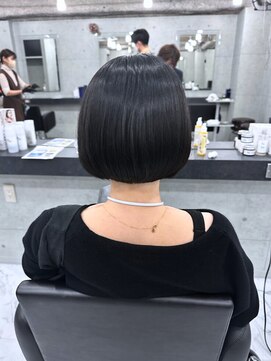 エンディアリング 東銀座(Endearing) 黒髪/グレーベージュ/レイヤーロング/前髪パーマ/銀座/東銀座