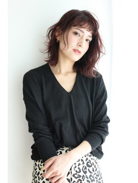 ルー ハナレ(Luu HANARE) オン眉バンクカジュアルカール♪神戸/東灘/住吉/摂津本山/岡本