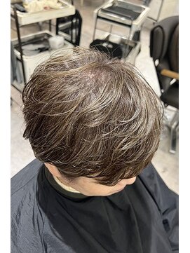 ヘア ジュレ ドゥ(hair jurer deux) 白髪ぼかしで柔らかショートに！