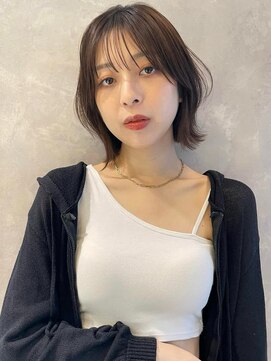 トルネード(TORNADO) 韓国ボブくびれボブ切りっぱなしボブ額下ボブ A0905 表参道