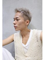 リアイス(Re:ICE) ホワイトベージュベリーショート/スパイキーヘア/池袋メンズ