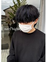 コレットヘア(Colette hair)&nbsp;☆ネイビー　ハイライト☆