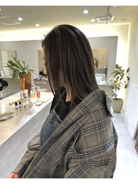 ムード(MOOD.) 地毛ハイライトカラー