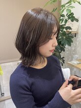 シアグラン(cia gran) くびれレイヤー×透明感ブラウンベージュ