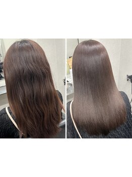 くせ毛やダメージによるうねりを解決し、日常を楽チンに♪髪の状態に合わせたヘアケアで、理想の美髮へ。