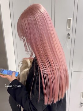 ベレーザ 渋谷(BELEZA) 15287ブリーチ＆ダブルカラーベビーピンクホワイトピンク