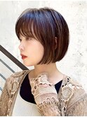 【Say.福岡】大人ボブ×髪質改善×縮毛矯正×サイドバング×前髪