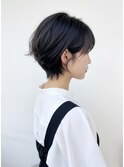 ナチュラルボブ前髪ありイメチェン20代30代40代50代ショートボブ