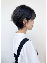 ヘアーメイクパウダー 天王寺寺田町店(Hair make powder)&nbsp;ナチュラルボブ前髪ありイメチェン20代30代40代50代ショートボブ