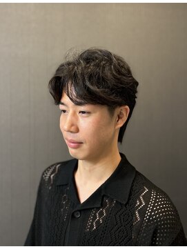 リリー(Lily) フェザーパーマ風ヘア【床屋】品川/大森/浜松町/平和島/パーマ