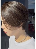 【merci古河店】毛流れハンサムショート×細めハイライト
