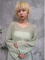 アポロ 横浜駅店(apollo)&nbsp;xカラー/ホワイトグレージュ/レイヤーカット/チェリーブラウン