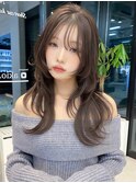 小顔レイヤーカットミディアムレイヤーレイヤーロング【日本橋】