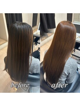 プレシャスバイプロデュース(precious by Produce) ライトブラウン×髪質改善トリートメント