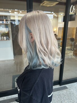 ワンバイワン(One×One) 【林】ホワイトブロンド×ミズイロ