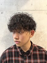 リベルテ グリット(Liberte Grit)&nbsp;メンズショート×束感で立体的な動きを演出するスパイラルパーマ