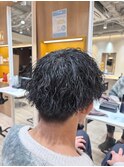 MEN’S HAIR/波巻ツイストスパイラル/フェザーパーマ/眉毛/渋谷