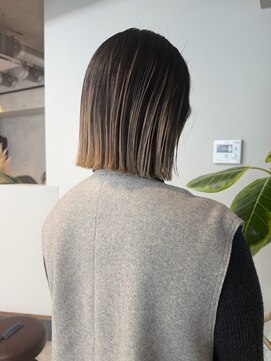 プール(pour.) 地毛×ハイライト