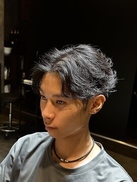 ハイプ 木更津(HYPE) フェザーパーマ刈り上げセンターパートニュアンスパーマ木更津