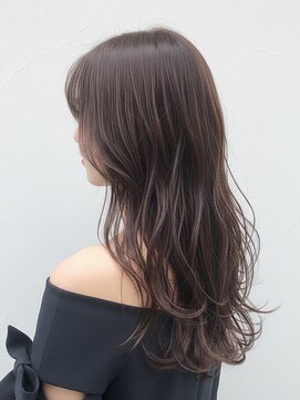 ブルートマト(BLUE TOMATO) 大人可愛いショコラブラウンくびれヘア20代30代春カラー