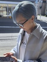 ブレイズヘアー(BLAZEhair)&nbsp;【白髪ぼかしに最適】アクアブルー×ブリーチ３回