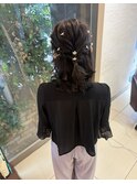 party hair／ボブヘアアレンジ／朝霞市和光市