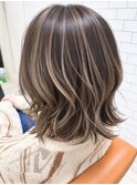 バレイヤージュ風◎ウェーブハイライト【佐藤こうや】