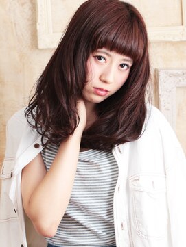 美容室チック 大島店(chic) ★マユ上バングホイップシフォンカールセミディ★【大島】