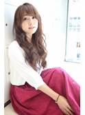 女子力○大人巻き髪ロング