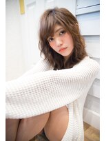 リル(Lilou)&nbsp;【Lilou】こなれ感×無造作ウェーブ セミディ Lilou