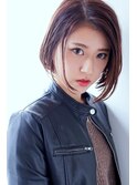 ［air FUKUOKA 掛橋］ 毛先軽め ワンレンボブ