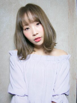 リリアン 青山(relian) アッシュグレージュで透明感カラー☆