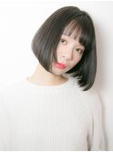 重くならない黒髪ボブ☆