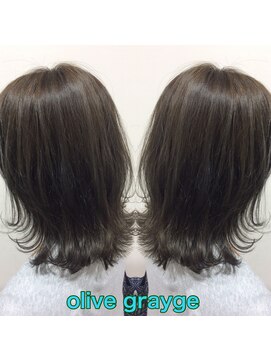 ヘアーメイク トレコローリ(hair make trecolori) 【trecolori 津田沼】オリーブグレージュ