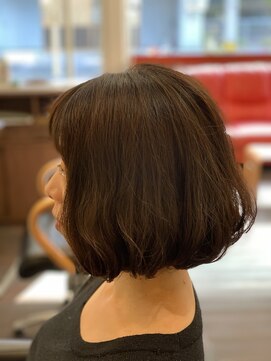 ヘアアトリエ シャイニィ(hair atelier Shiny) 高知　美容室　shiny 　くせ毛風　ナチュラルボブ