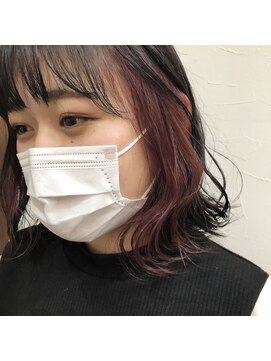 ココ 西葛西南口店(COコ) インナーチェリーピンクカラー♪｜西葛西インナーカラー