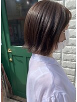 プチメゾントウキョウ(Petit Maison Tokyo)&nbsp;ワンレンショートボブ_モカブラウン