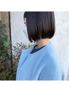 マッシュ アドベ 八戸ノ里(MASHU ADOBE) ぱつっとラインボブ