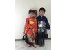 【七五三】子供の着付け＋ヘアセット＋メイク￥8900