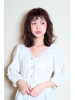 クシュ 所沢東口店(kusyu...)&nbsp;鎖骨ミディアム×スモーキーグレージュ×ネイビーアッシュ×所沢