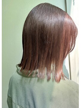 ビューティブロー ビービー(Beauty Blow B.B) 外ハネボブピンクベージュダブルカラーケアブリーチ