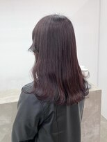 ノートエートル 西金沢(Nought etre)&nbsp;ピンクパープル/ツヤ髪スタイル韓国くびれヘア黒髪カタログ