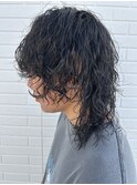 メンズマッシュパーマ波巻スパイラルパーマニュアンスパーマ