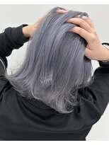 リノート バイ エゴル 名古屋(LINOET by ENGOL)&nbsp;保存必須【外ハネボブ】ブルーシルバー