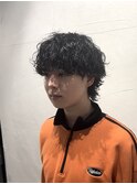 【曽我尾真生】波巻きパーマ/メンズパーマ/マッシュウルフ