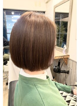 ブルーノ ヘアサロン(BRUNO. hair salon) ヘーゼルベージュボブ
