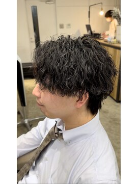 エルオム(EL.HOMME) 縦落ちクリームパーマ/ダウンパーマ