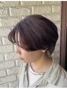 リー 東三国(Lee) ハンサムショート×ラベージュ