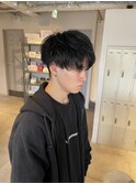 メンズナチュラルマッシュツーブロックマッシュ